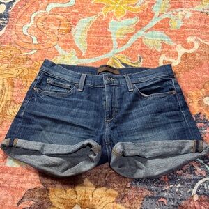 Joe's Jeans Dark Blue Denim Shorts